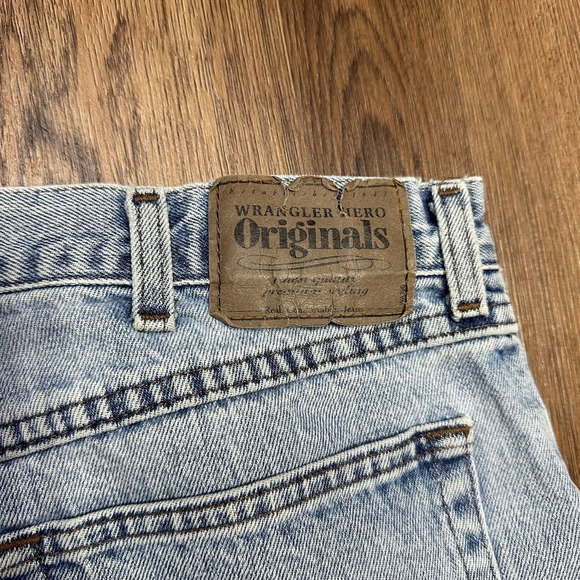 Wrangler Jeans Men Size 38 Blue Hero Original Mid Rise Zip‎ Workwear Denim - Picture 9 of 12